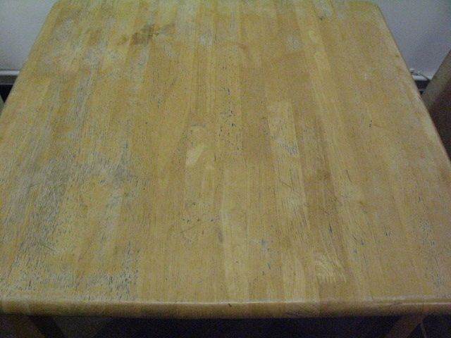 Wooden Table . Size : H=74cm , W=69cm , D=69cm