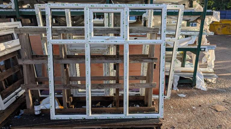 image for White UPVC window frame 