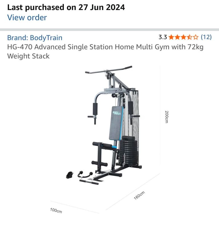image for Multi gym machine like new!! 72kg!! 