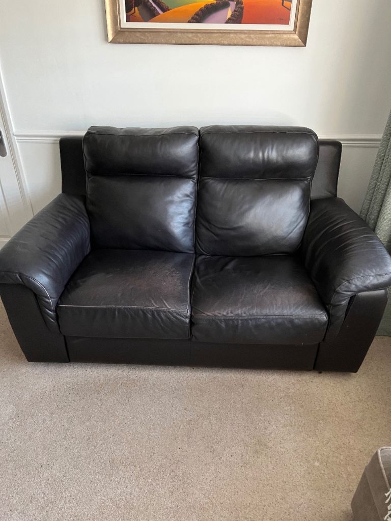 Leather Sofa & Armchairs