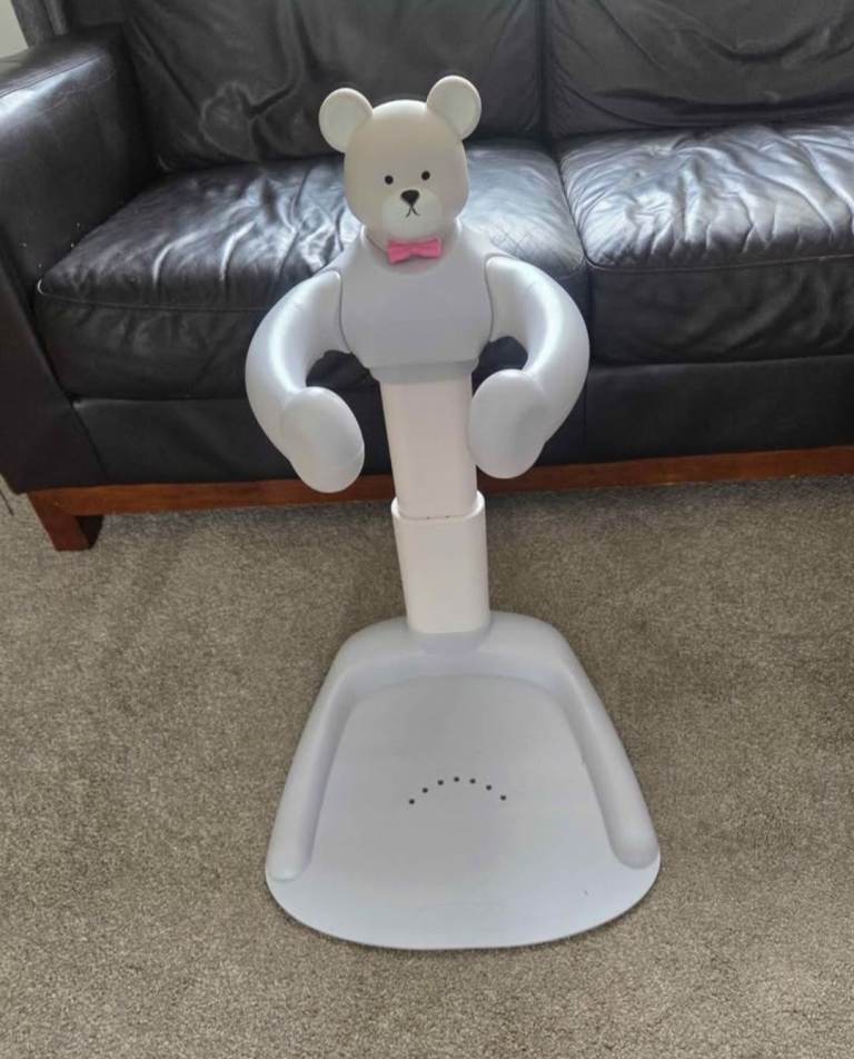 New Teddy bear high adjustable baby bath stand 