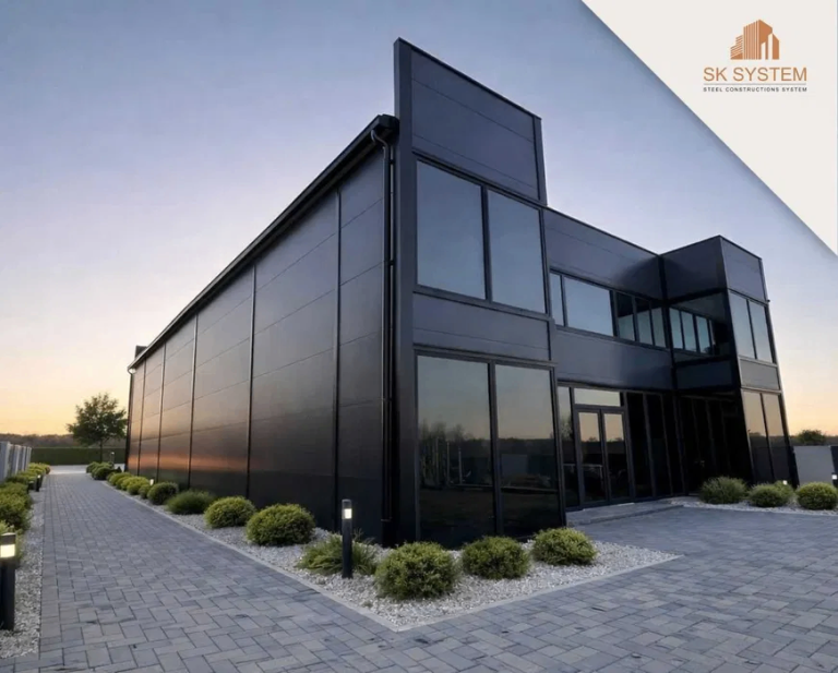Insulated Steel frame building,factory or workshop with bespoke design 432m2