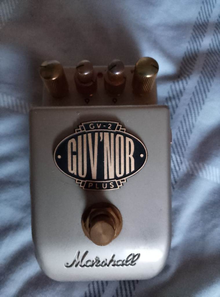 Marshall GV-2 Guv'nor Plus Guitar Pedal – Good Condition