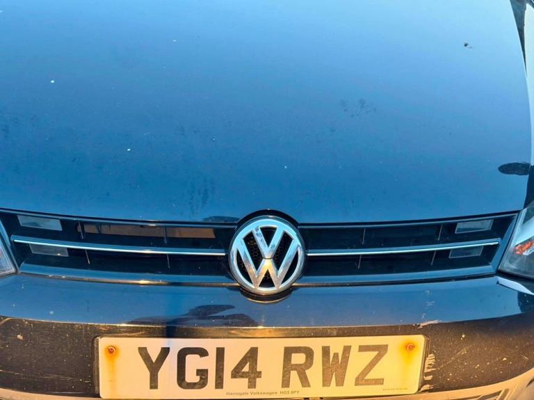 VW POLO 2014 LC9X BLACK FRONT GRILL