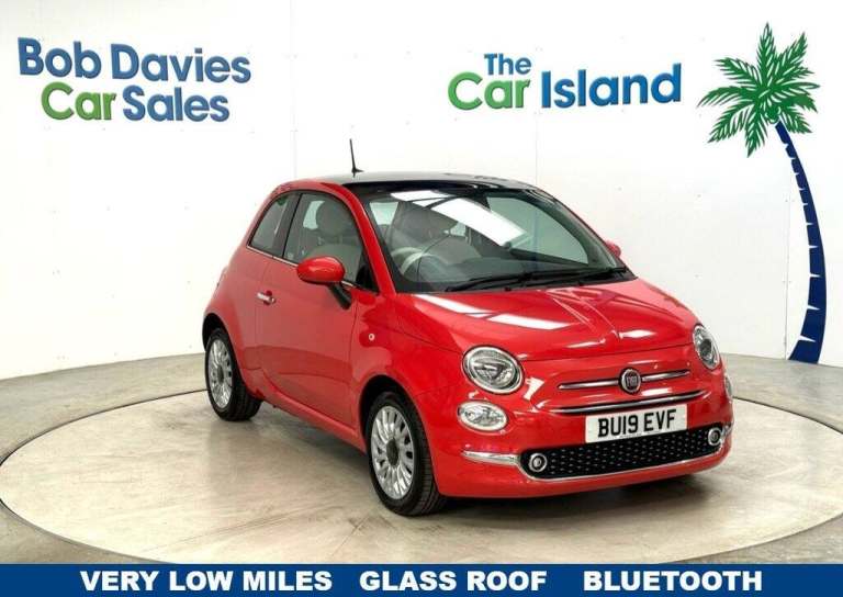 2019 19 FIAT 500 1.2 LOUNGE HATCHBACK 3DR PETROL MANUAL EURO 6 (S/S) (69 BHP)