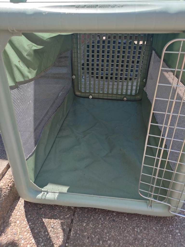 Dog cage compact folding fabric 