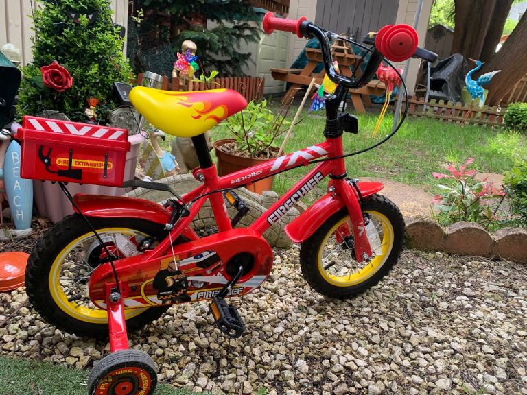 Apollo Firechief Kids Bike - 12" Wheel Suit 3-6 years (bike was purchased 6 months ago) 