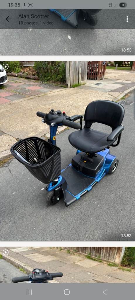 Mobility Scooter triumph plus good battery £275 