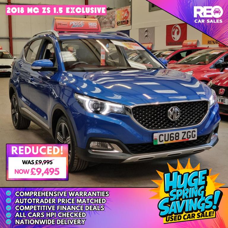 2018 MG MG ZS 1.5 EXCLUSIVE Hatchback Petrol Manual