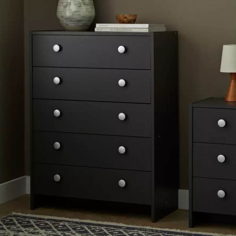 Home Seville 5 Drawer Chest - Anthracite (437/3379 (L-550))