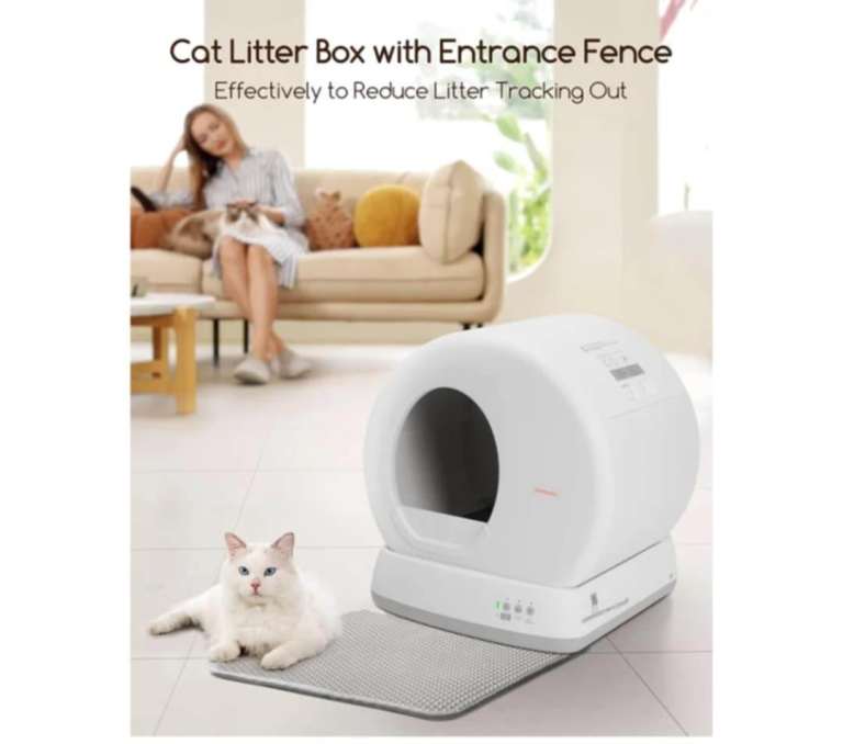 Meowant self cleaning cat litter tray