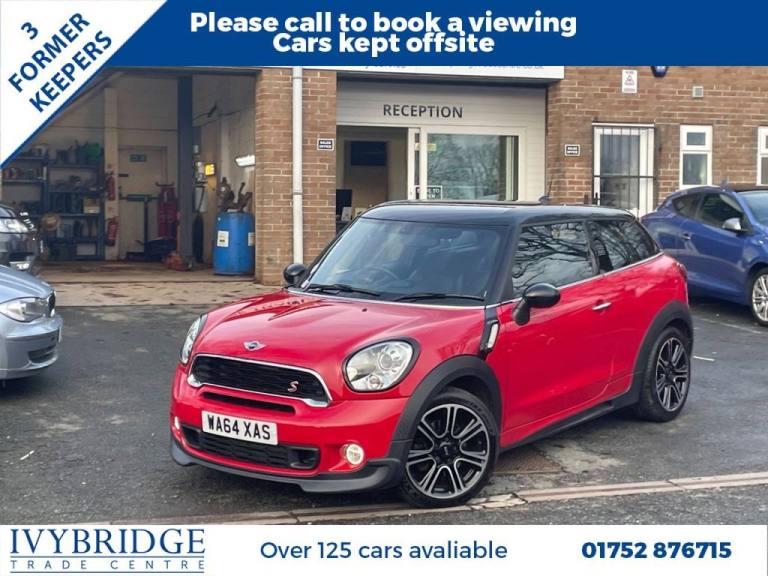 2014 64 MINI COOPER 1.6 COOPER S SUV 3DR PETROL MANUAL EURO 5 (S/S) (184 PS)