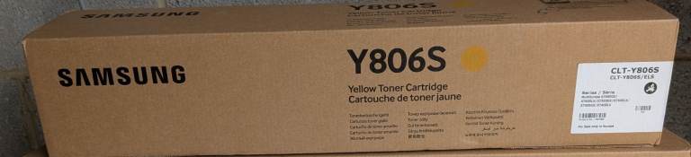New Samsung Y806S Yellow Toner Cartridge