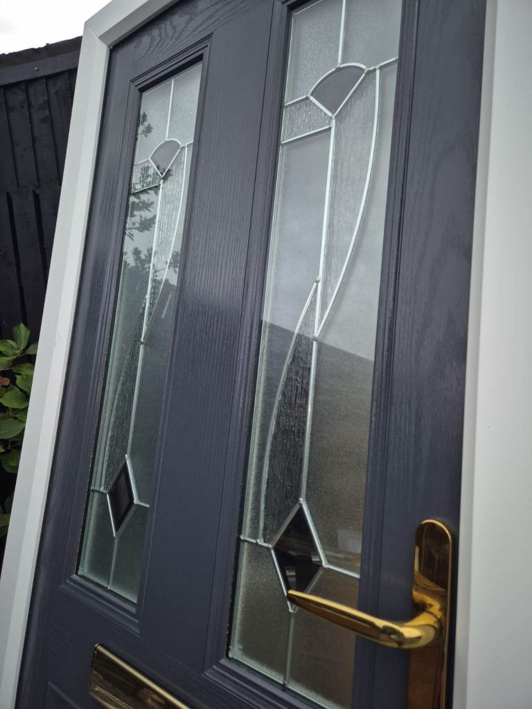 image for Brand new composite front dooe 905 x 2070 without cill white on insdie 