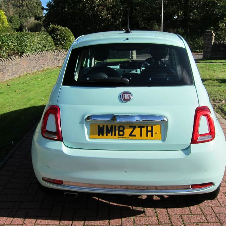 Fiat 500 1.2 Lounge 2018 in smooth mint Manual, 1242 (cc), 3 doors