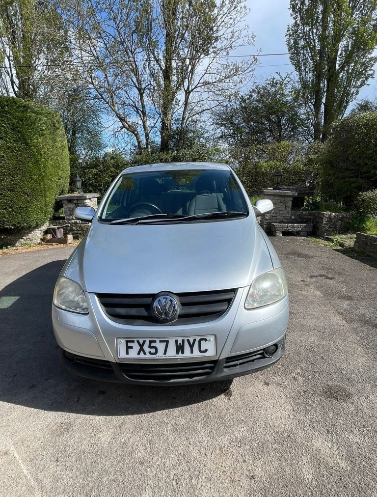 Silver VW fox 