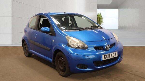 2011 Toyota AYGO 1.0 VVT-i Blue 5dr MMT HATCHBACK PETROL Automatic