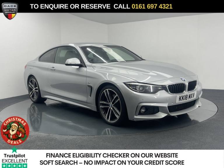 2018 BMW 4 Series 2.0 420i M Sport Coupe 2dr Petrol Auto Euro 6 (s/s) (184 ps) Coupe Petrol Autom...