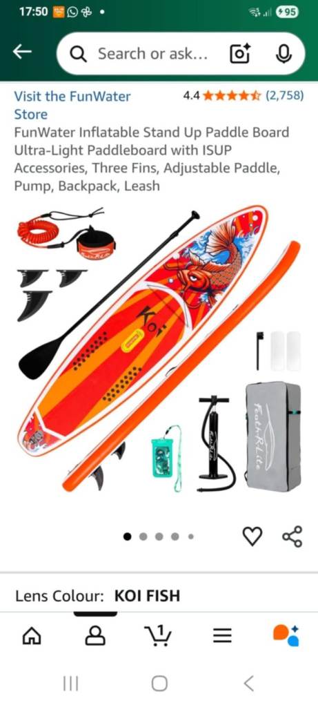 image for New, never used  paddleboard 