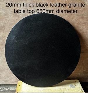 Black leather granite table top new £50