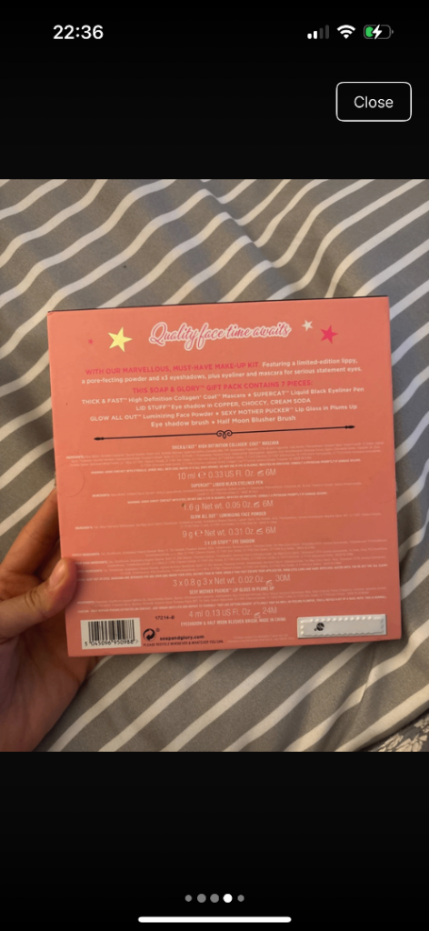 NEW Soap & Glory Flatter Box Makeup Set