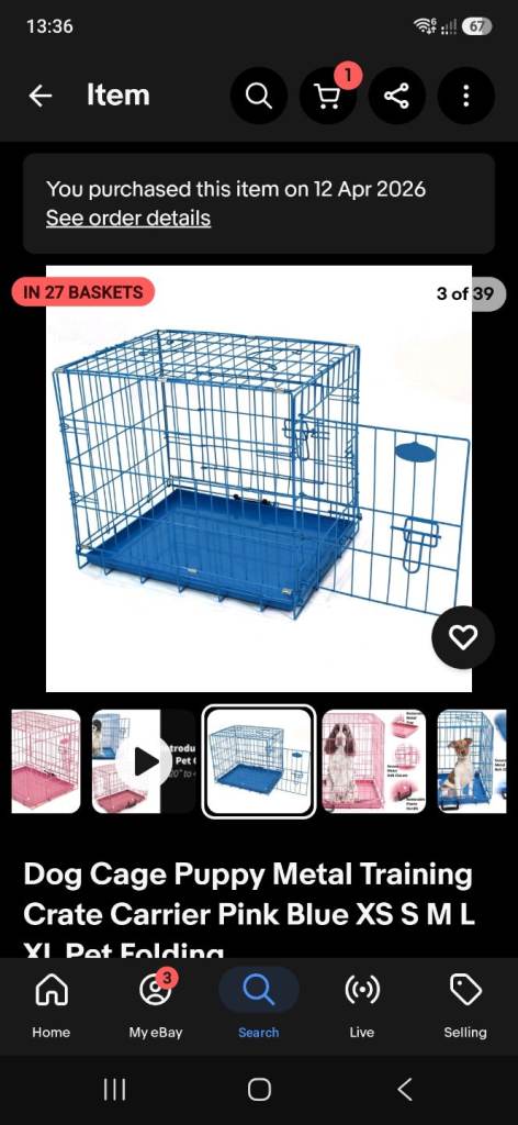 Puppy / dog crate - small