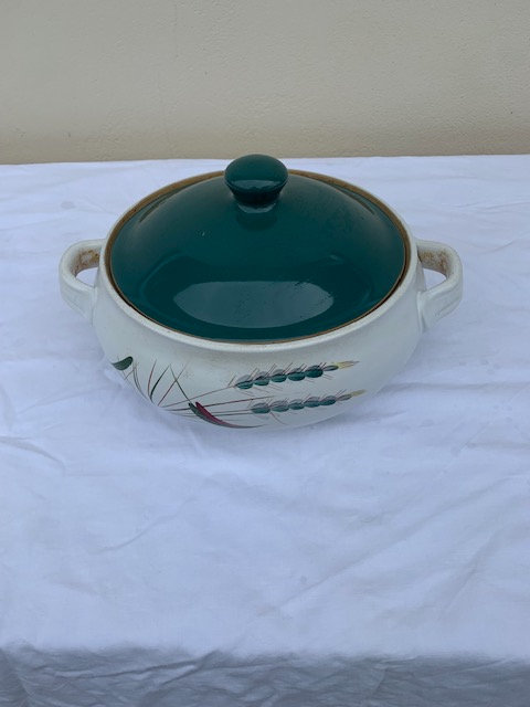 DENBY GREENWHEAT 4 PINT OVEN BAKING DISH      only £5