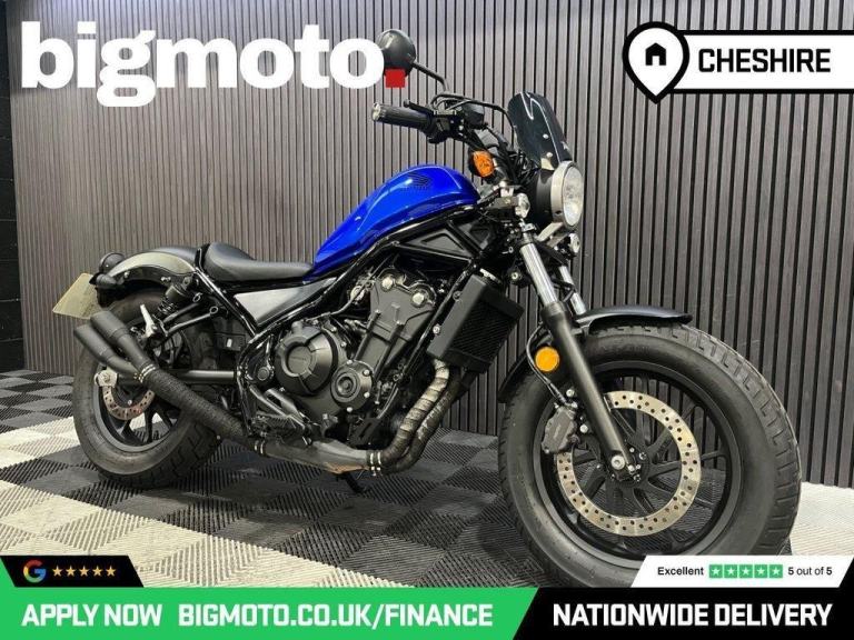 2019 69 HONDA CMX500 REBEL 500 CUSTOM CRUISER PETROL MANUAL EURO 4 (46 PS)