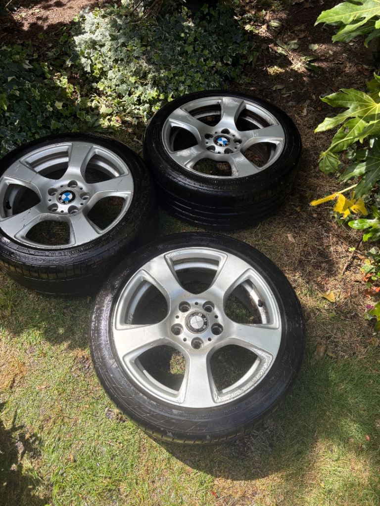 3 BMW wheels & tyres 