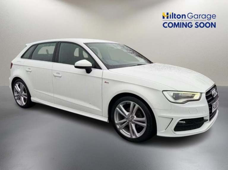 2015 Audi A3 1.6 TDI S line Sportback 5dr Diesel Manual Euro 6 (s/s) (110 ps) 5.8IN COLO HATCHBAC...
