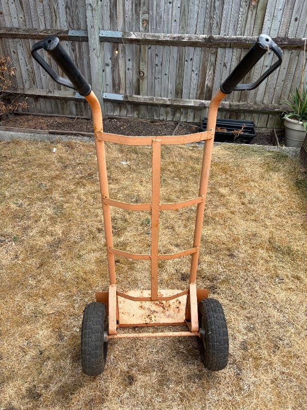 Orange Sack Truck / Hand Trolley – Fair Condition