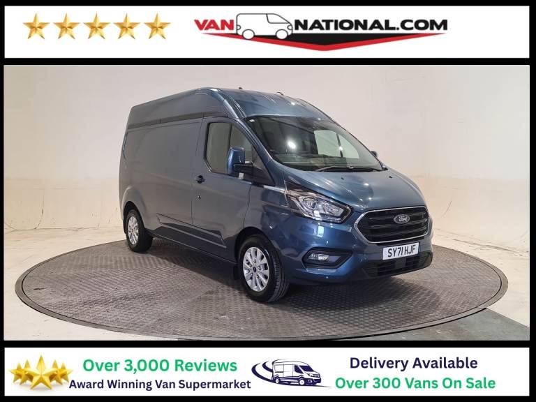 2021 Ford Transit Custom 2.0 300 ECOBLUE LIMITED L2 H2 HIGH ROOF 170 BHP LWB Panel Van Diesel Manual