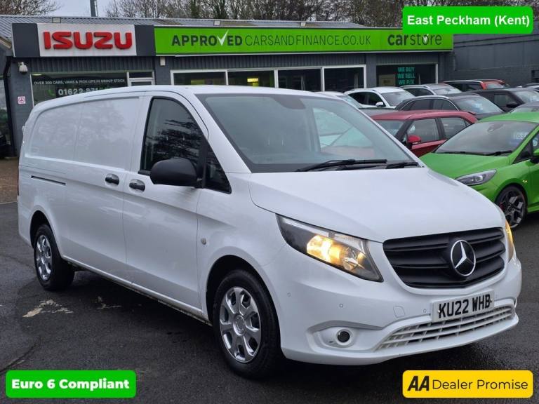 2022 Mercedes-Benz Vito 2.0 114 CDI Progressive XLWB Panel van, 54,800 miles, Automatic, Cruise C...