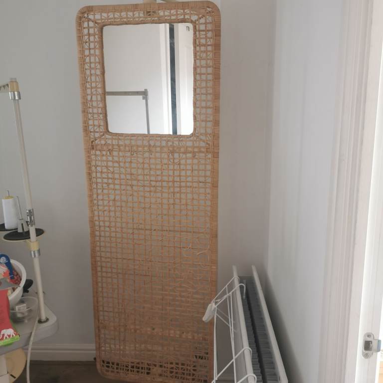 IKEA rattan coat stand 