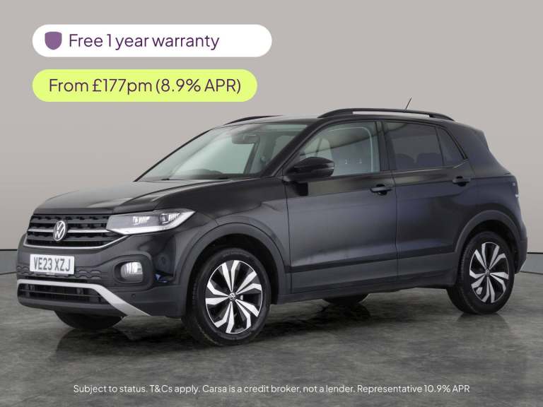 2023 Volkswagen T-Cross 1.0 TSI Black Edition SUV 5dr Petrol Manual Euro 6 (s/s) (110 ps) - PARK ...