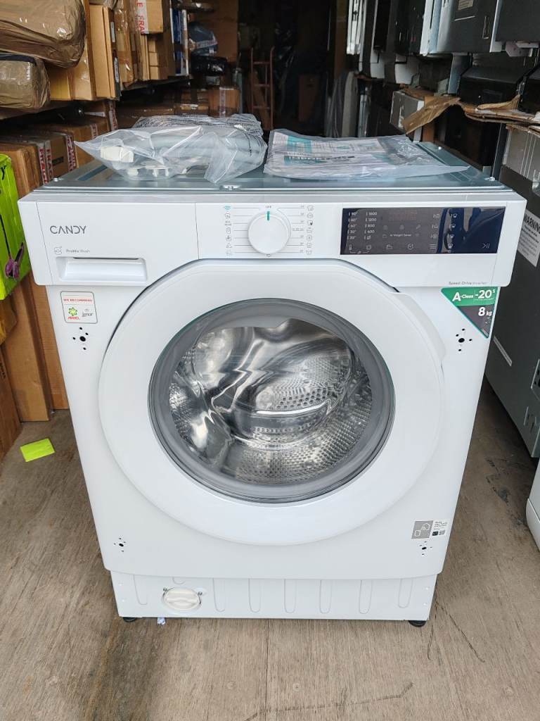 CANDY BC468M4D8J-80 Integrated 8 kg 1600 Washing Machine RRP £429 -D5