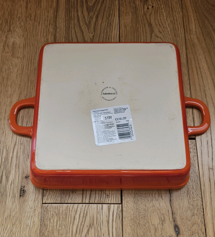 Sainsbury's Square Roaster Orange Fade