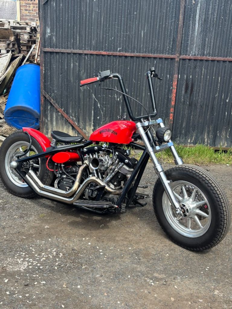 Harley-Davidson Shovelhead custom chopper