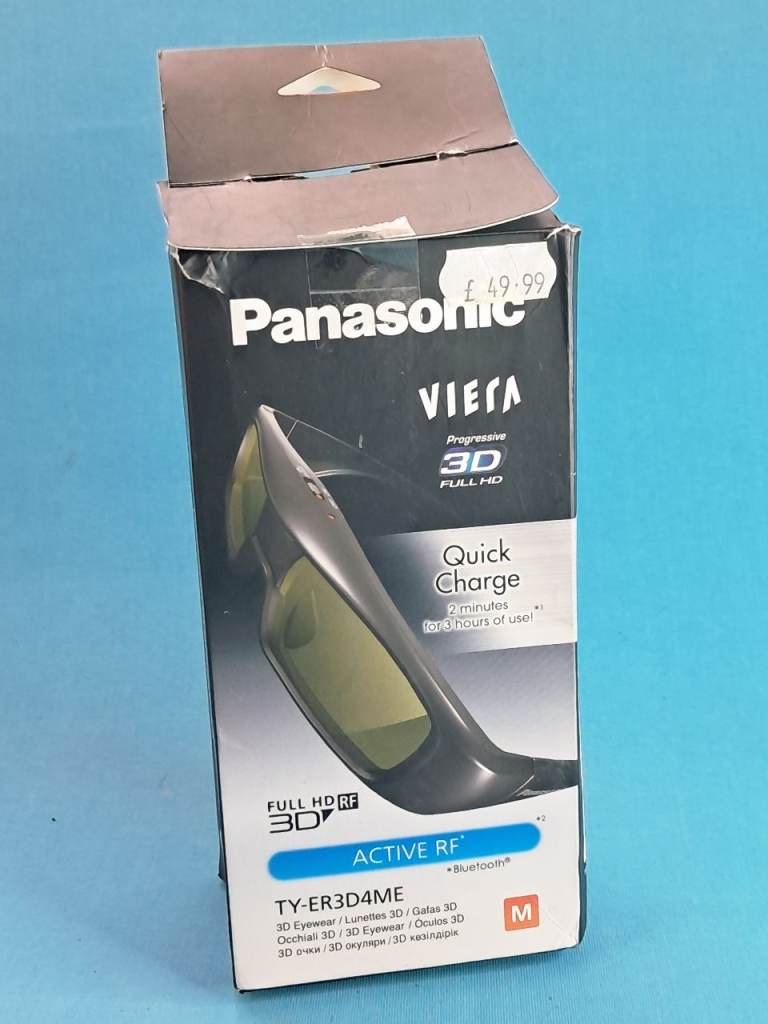 Panasonic 3D Glasses TY-ER3D4ME Active RF Viera TV
