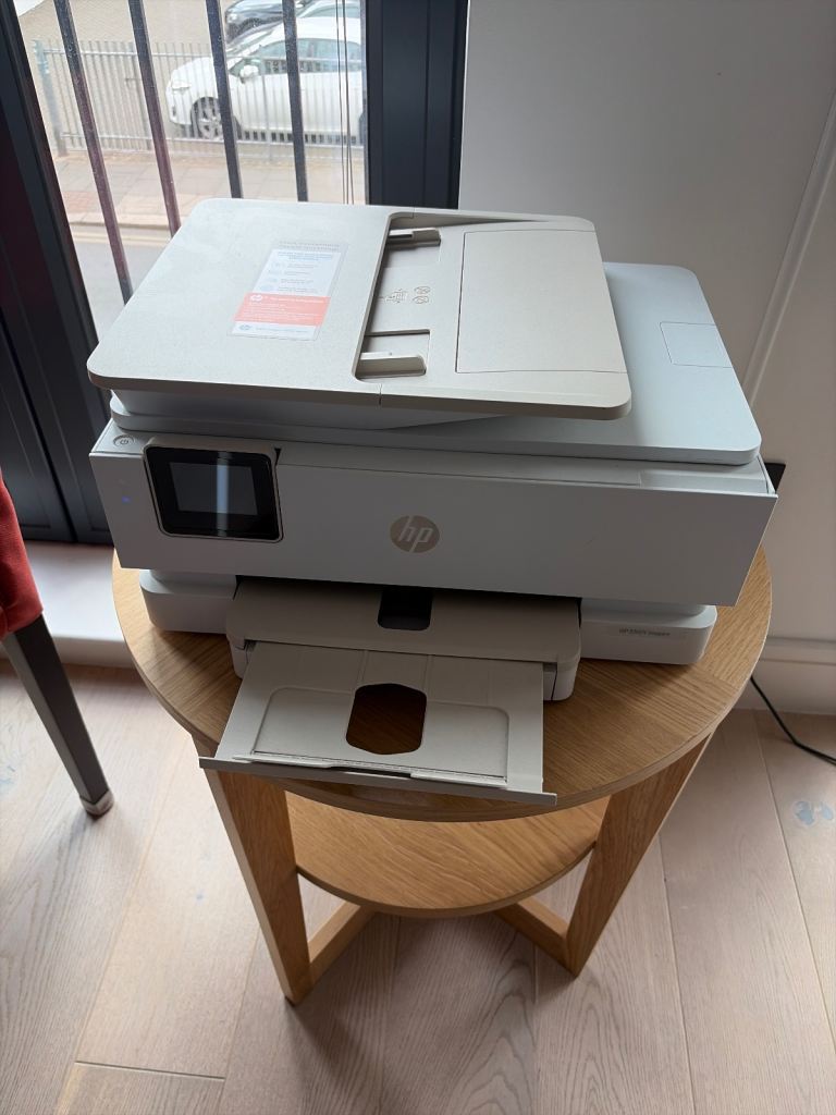 HP All-in-One Printer - Good Condition, White