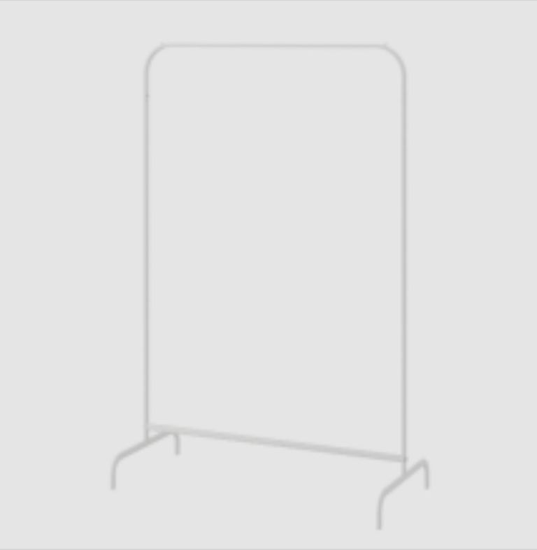 X2 Ikea Mulig clothes rail