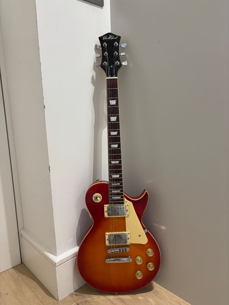 EastCoast Electric Guitar - Red Sunburst, Good Condition