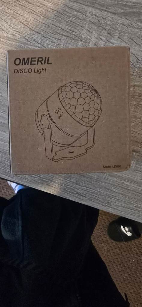 Omeril Disco Party Lights with Remote Control Disco Ball Light for DJ Party