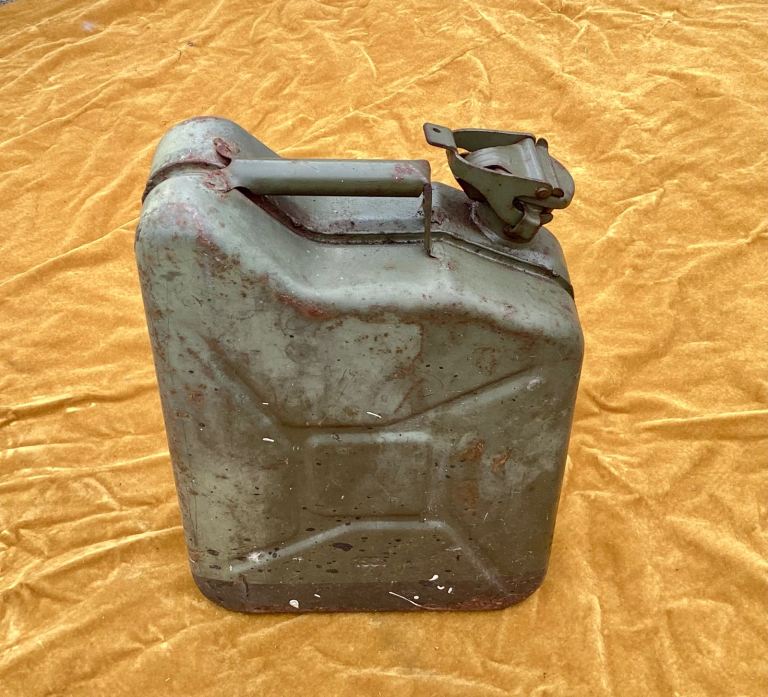Vintage 10 Litre Petrol Jerry Can
