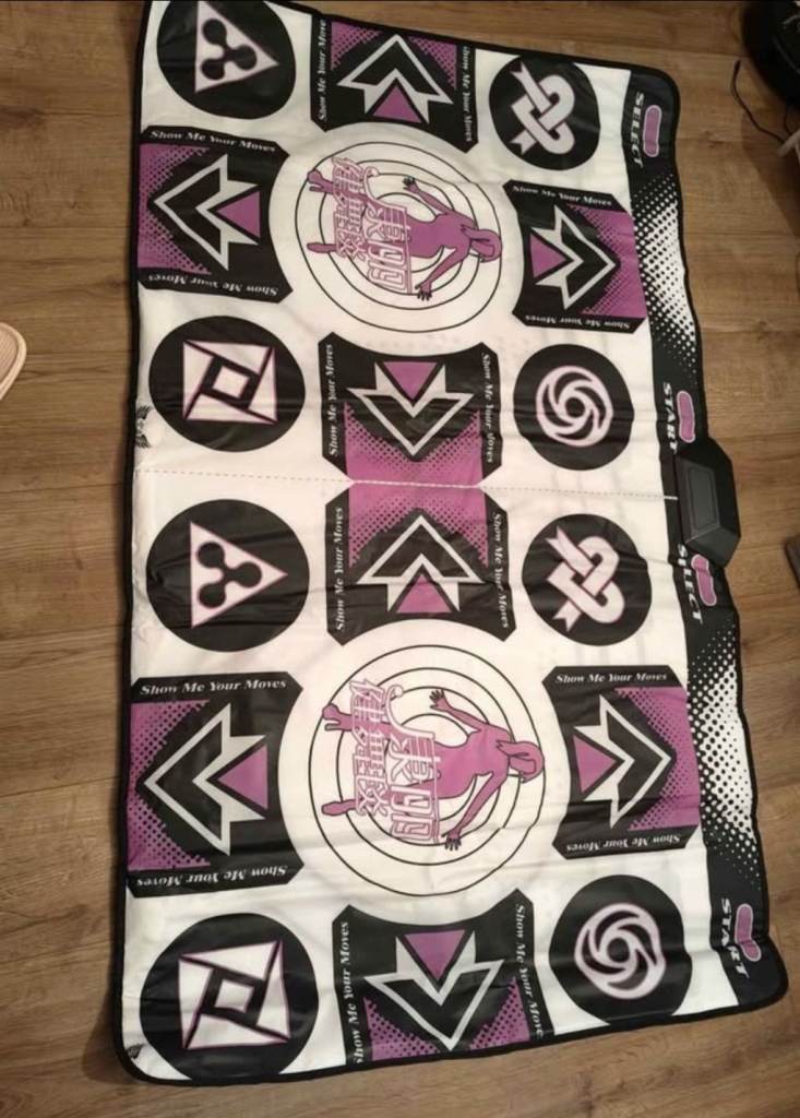 -  Wireless Double Dance Step Mat for TV
