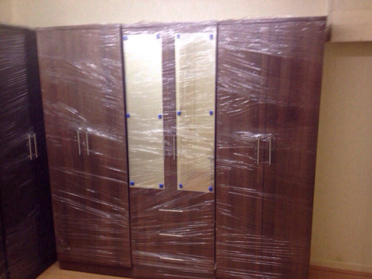 Brown wardrobe 