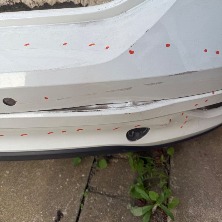 Volkswagen T-Cross R Line 2020 Rear Bumper White