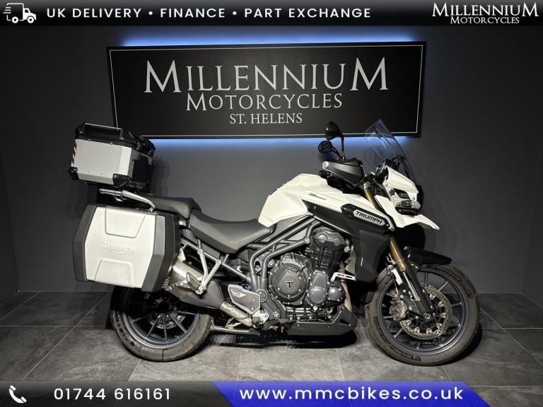 2016 TRIUMPH TIGER EXPLORER 1215 3 PART LUGGAGE ADVENTURE BIKE BARGAIN