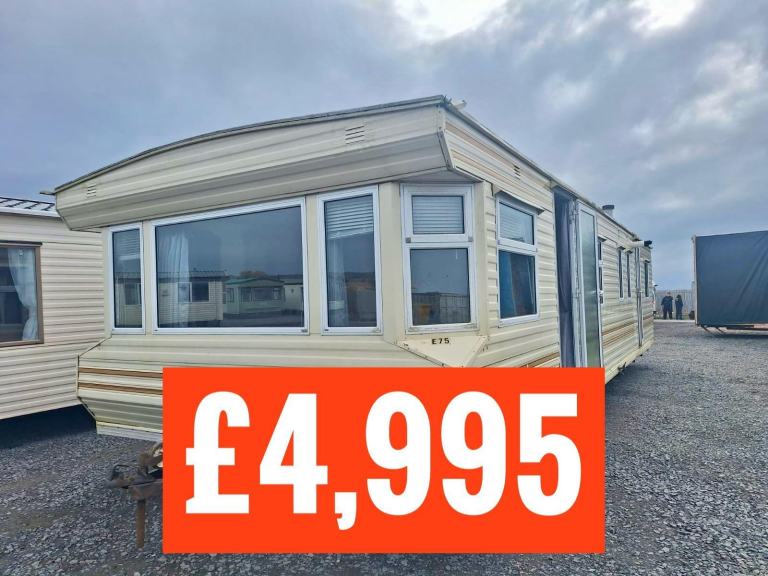 OFF SITE static caravan Scotland double glazed & heated 3 bed Willerby Leven