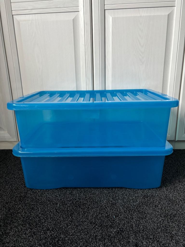 2 x 32l storage box – Blue